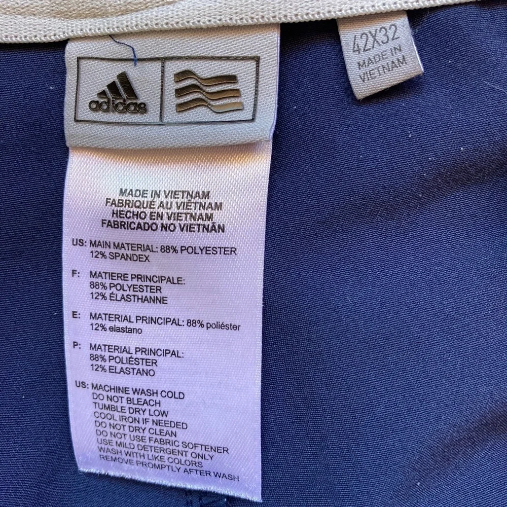 Adidas Dress Pants with inner grip waist Sz 42 X32